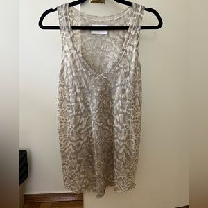 Zadig & Voltaire Joss Print Linen Tank
